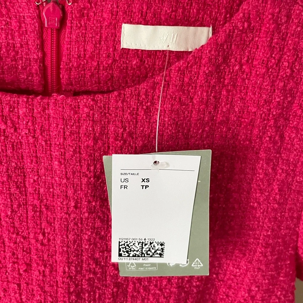 H&M jacquard weave dress 💗 - Picture 5 of 6